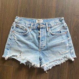 Agolde Parker denim shorts
